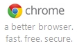 Google Chrome runs websites and applications with lightning speed.